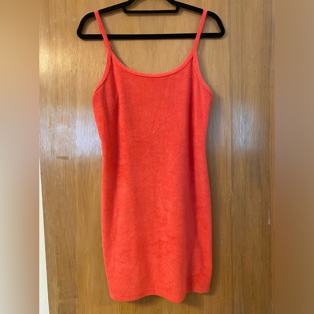 Pacsun La Hearts orange mini dress